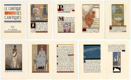 Illustrated Book Schmied - LE CANTIQUE DES CANTIQUES. Traduction de Ernest Renan (1925)