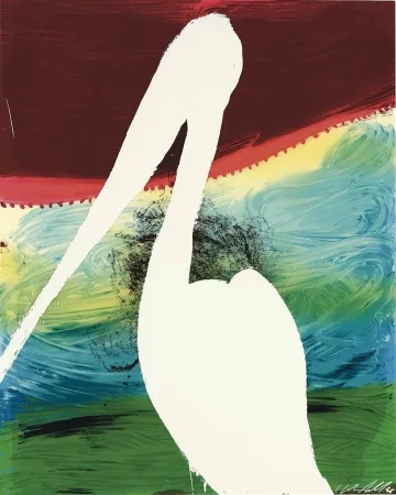 Screenprint Schnabel - Guiseppe (Brooding on the vast Abyss)