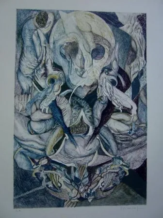 Lithograph Schoendorff - Sans titre