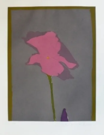 Etching Scholder - Flower at Giverney 2