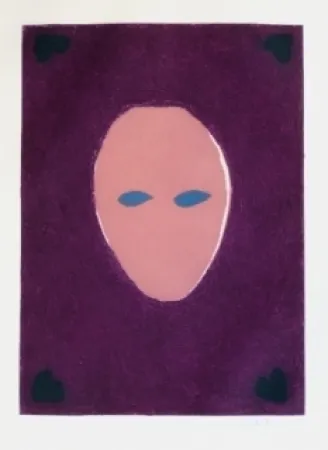 Etching Scholder - Mask of the Mystery Woman