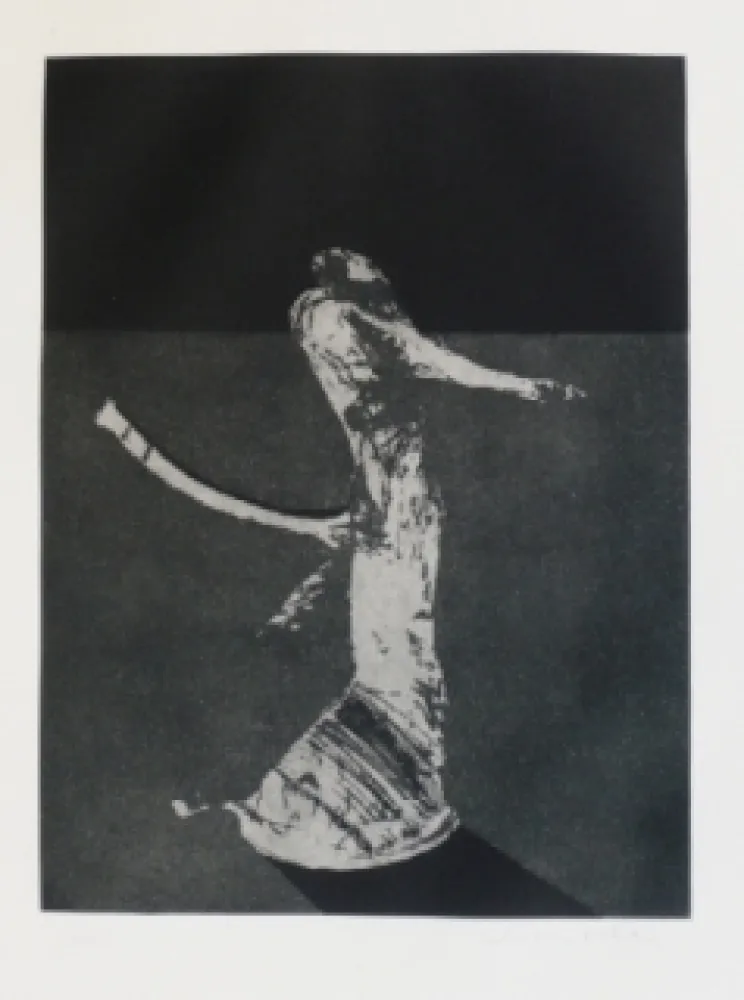 Etching Scholder - Mystery Portrait in Barcelona 1