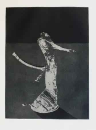 Etching Scholder - Mystery Portrait in Barcelona 1