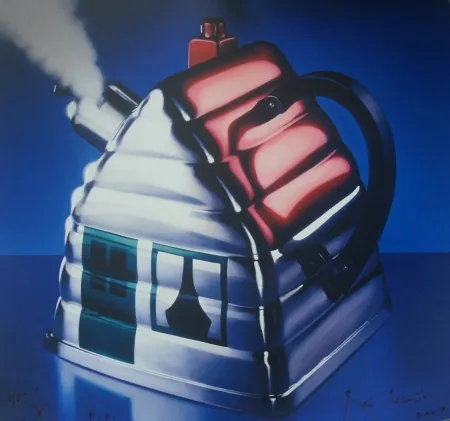 Screenprint Scholte - Casa Rosso