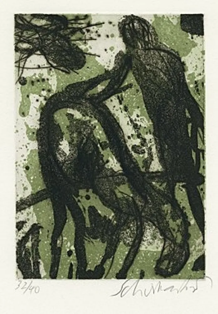Etching And Aquatint Schumacher - 