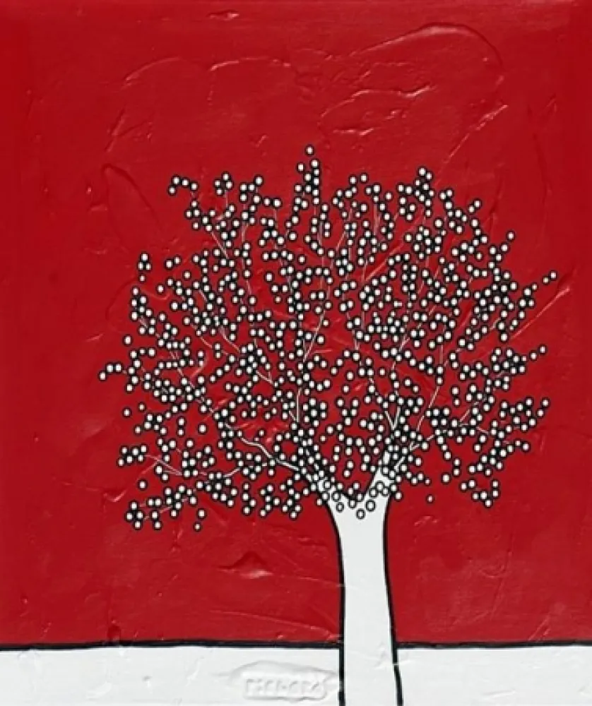 Lithograph Scott - My red sky