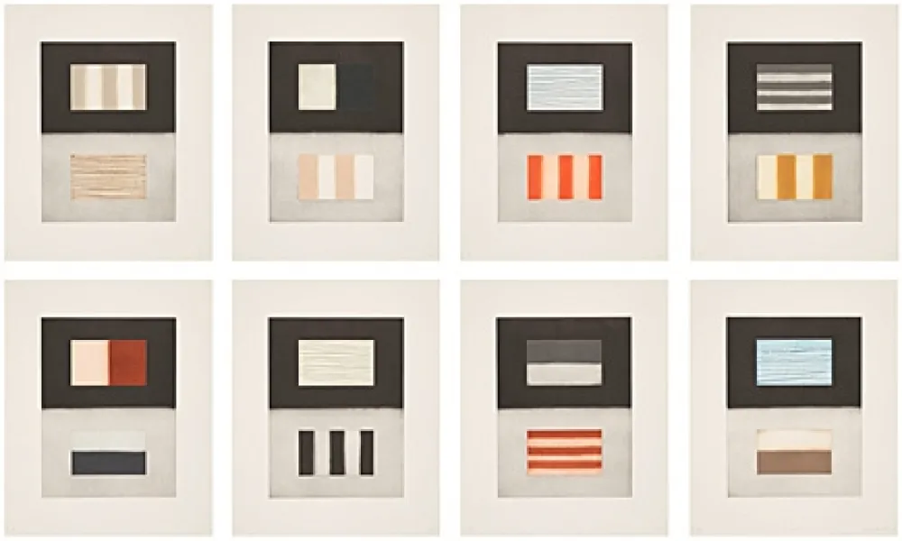 Etching And Aquatint Scully - Liliane