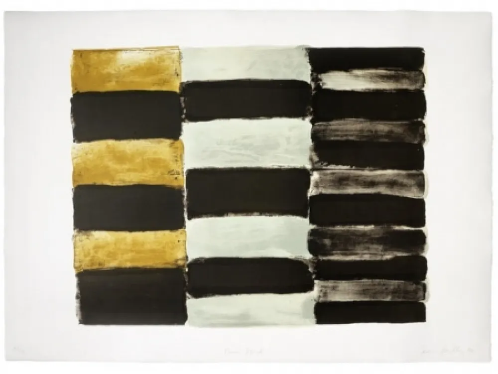 Lithograph Scully - Paris black