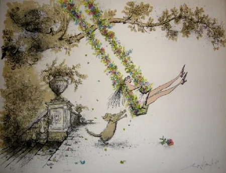 Lithograph Searle - Swingtime