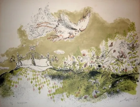 Lithograph Searle - The beautiful dream