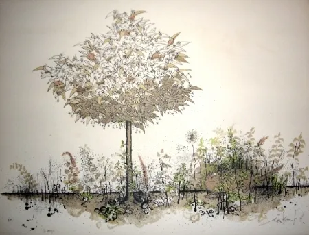 Lithograph Searle - The Stranger