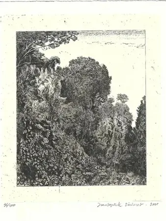 Etching Sécheret - Le bois d 'acacias (2001)