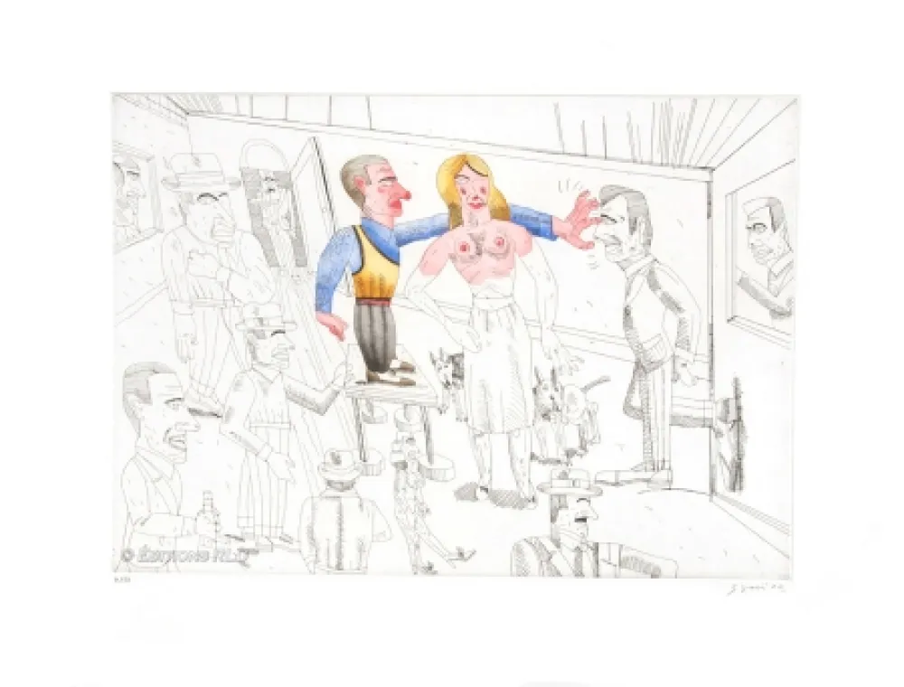 Etching And Aquatint Segui - Bochincheros