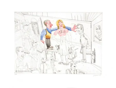 Etching And Aquatint Segui - Bochincheros