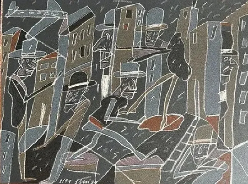 Lithograph Segui - Composition