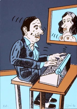 Lithograph Segui - Dractylo