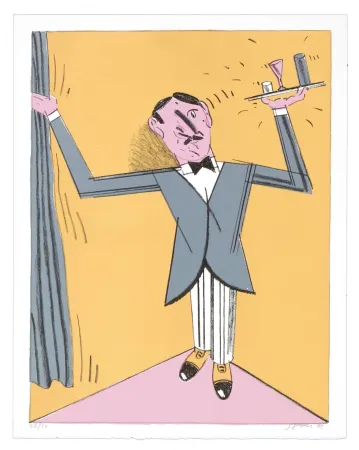 Lithograph Segui - Garçon