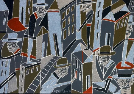 Lithograph Segui - Le froid bleu des contre nuits 1