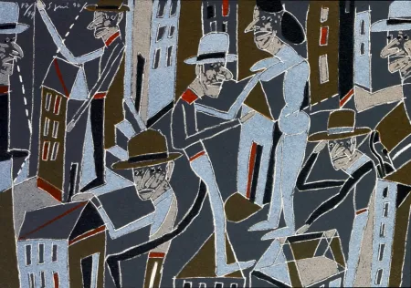 Lithograph Segui - Le froid bleu des contre nuits 3