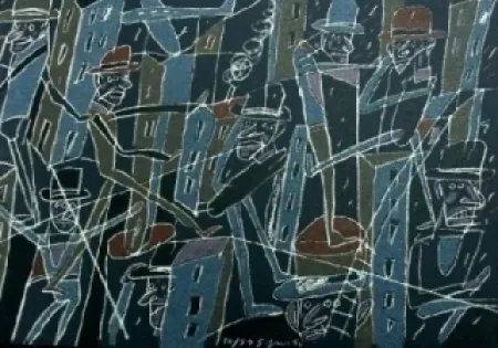 Lithograph Segui - Le froid bleu des contre-nuits