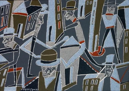 Lithograph Segui - Le froid bleu des contre nuits 7