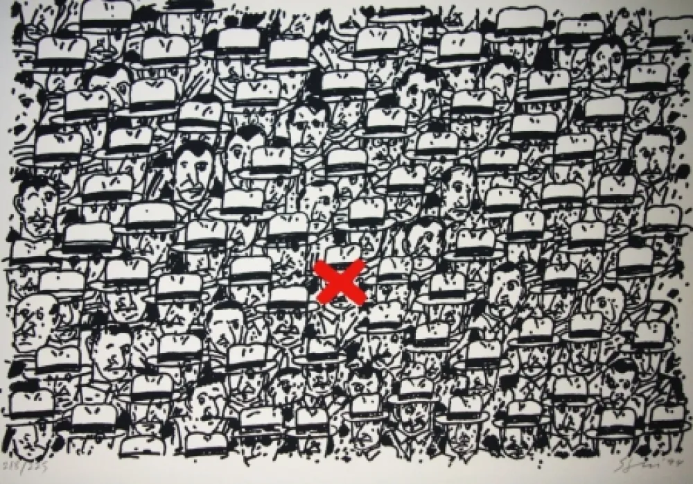 Lithograph Segui - Pour le peuple africain