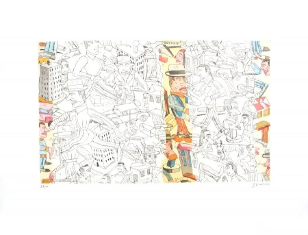 Etching And Aquatint Segui - Rayos de sol