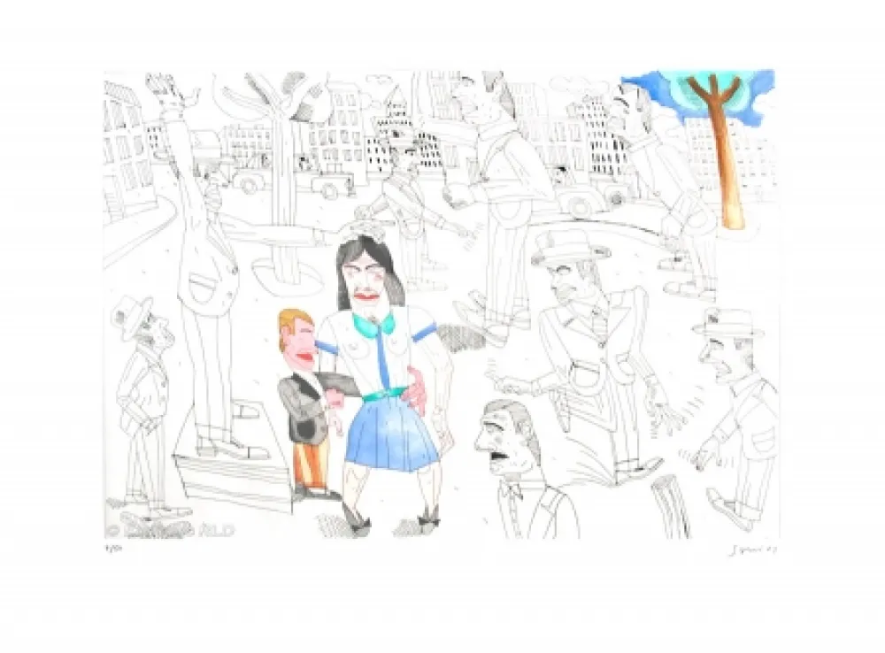 Etching And Aquatint Segui - Relacíon con sentimientos