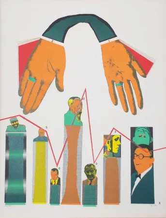 Lithograph Segui - Sans Démagogie