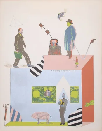 Lithograph Segui - Sans Démagogie