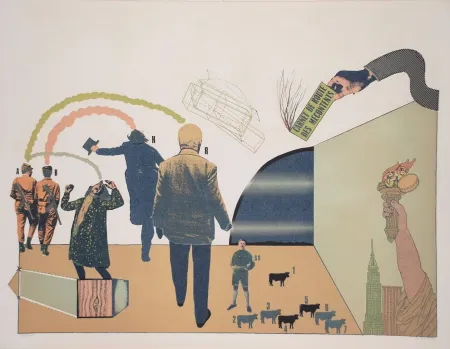 Lithograph Segui - Sans Démagogie