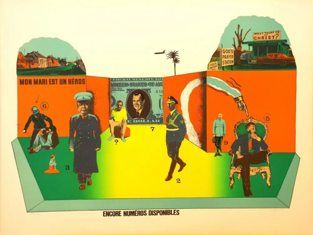 Lithograph Segui - Sans Démagogie