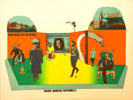 Lithograph Segui - Sans Démagogie