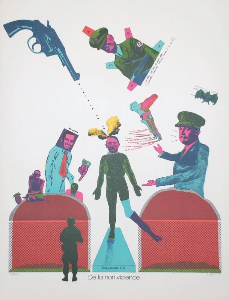 Lithograph Segui - Sans Démagogie