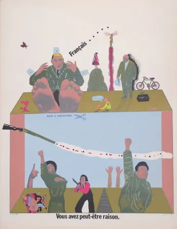 Lithograph Segui - Sans Démagogie