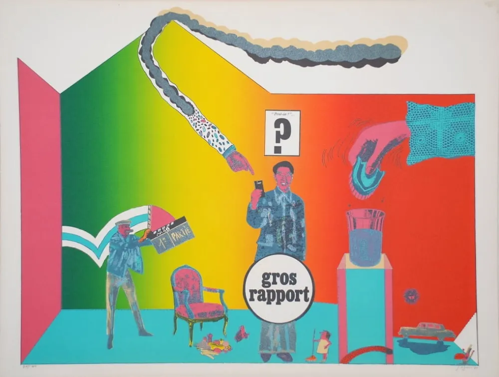 Lithograph Segui - Sans Démagogie