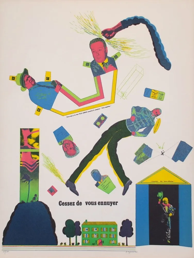 Lithograph Segui - Sans Démagogie