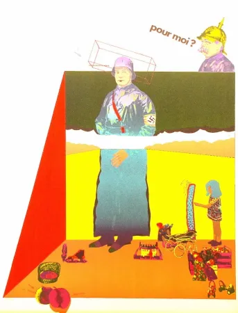 Lithograph Segui - Sans Démagogie