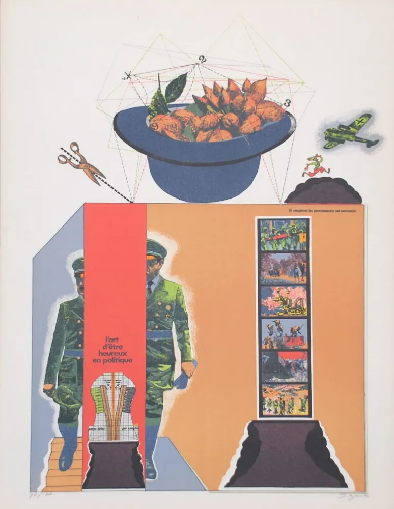 Lithograph Segui - Sans Démagogie