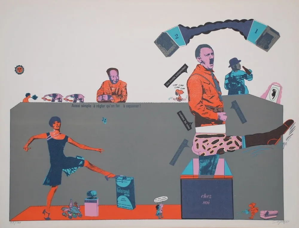 Lithograph Segui - Sans Démagogie