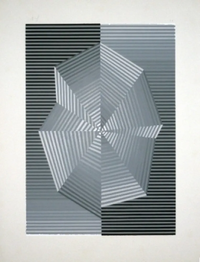 Screenprint Sempere - Composition 1