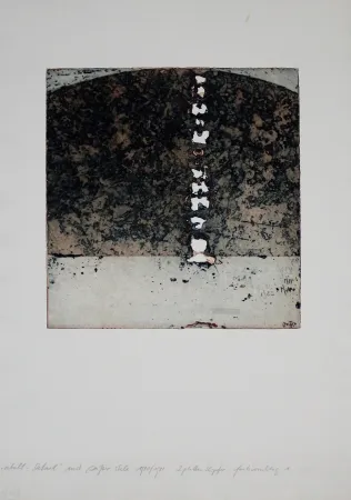 Etching And Aquatint Sensen - Atoll-Detail