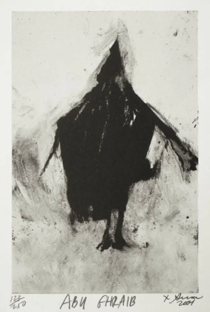 Lithograph Serra - Abu Ghraib
