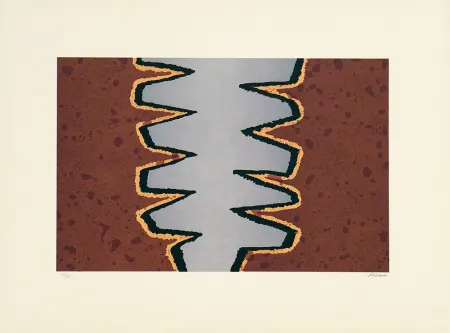 Lithograph Serrano - Diálogo de contrarios