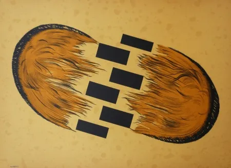 Lithograph Serrano - Dialogo del viento