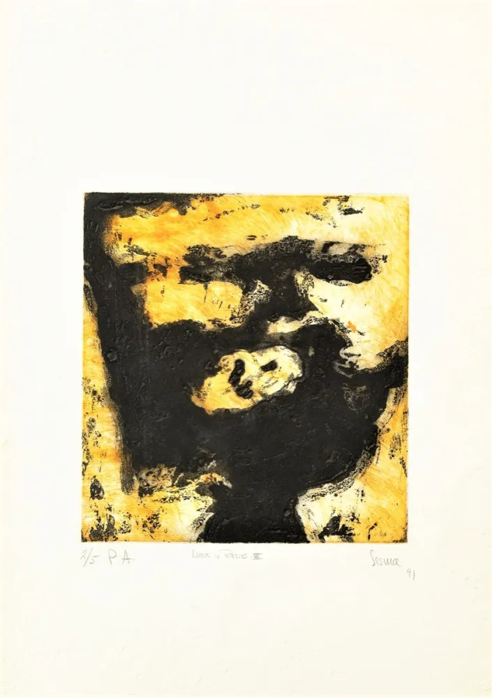 Etching And Aquatint Sesma - Mitos y Ritos III