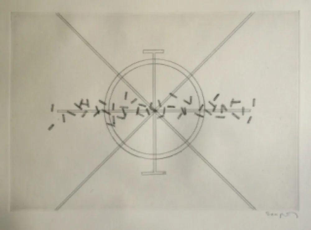Drypoint Seuphor - Sans titre