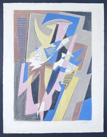 Lithograph Severini - Danseuse