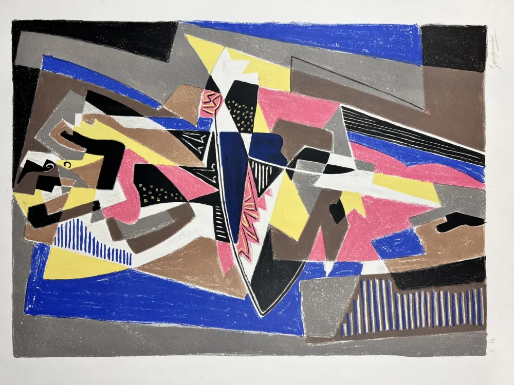 Lithograph Severini - LE DANSEUSE