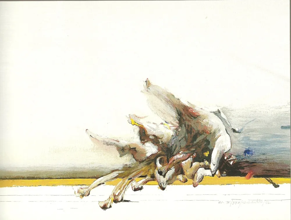Lithograph Shahabuddin - JO BARCELONA